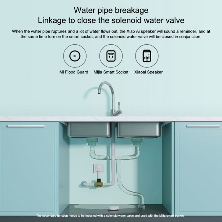 Original Xiaomi Wireless Bluetooth Flood Guard Intelligently Detects Water Leakage Xiaoai Speaker Linkage App to Remotely Remind Smart Home, need to be used with CA1001 Original Xiaomi Wireless Bluetooth Flood Guard Intelligently Detects Water Leakage Xiaoai Speaker Linkage App to Remotely Remind Smart Home, need to be used with CA1001